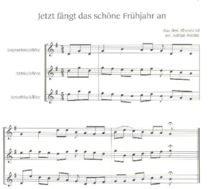 Frühlingslieder für Blockflöte – Bild 2