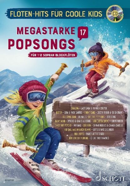 Megastarke Popsongs Bd. 17 für Sopranblockflöte (mit CD)