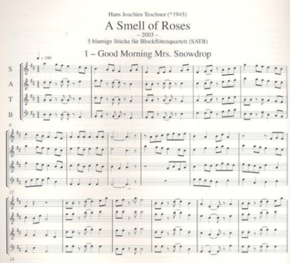 A Smell of Roses für Blockflöte – Bild 2