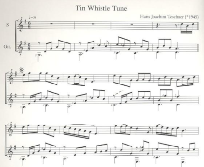 Tin Whistle Tune für Sopranflöte – Bild 2