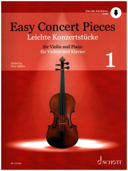 Leichte Konzertstücke Bd. 1 für Violine (mit Online-Material)
