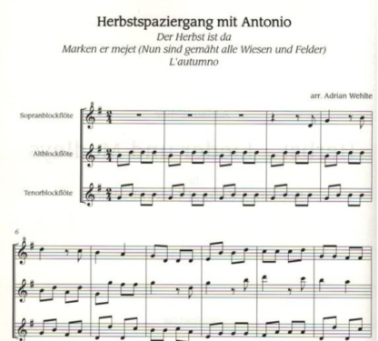 Herbstlieder für Blockflöte – Bild 2