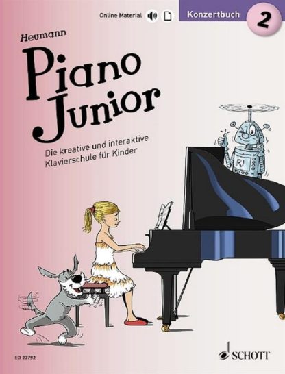 Piano Junior Konzertbuch Bd. 2 (mit Online-Material)