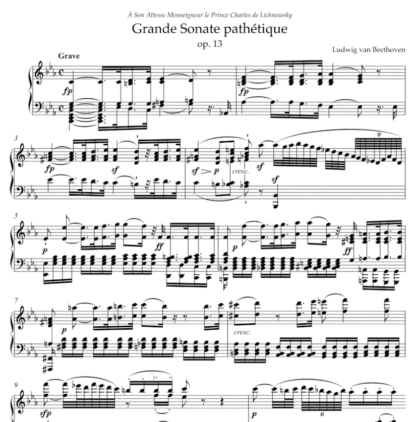 Grande Sonate pathetique in c-moll op.13 – Bild 2