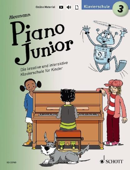 Piano Junior Klavierschule Bd. 3 (mit Online-Material)