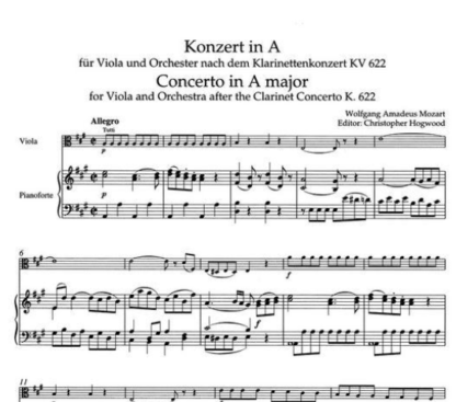 Konzert in A KV622 – Bild 2