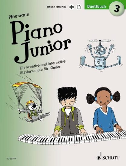 Piano Junior Duettbuch Bd. 3 (mit Online-Material)