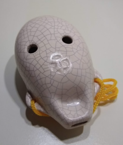 6-Loch Ocarina weiß – Bild 3