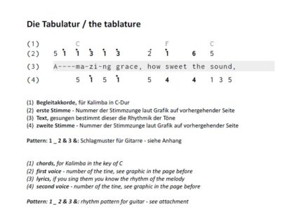Kalimba Duo+ Songbook - Folk & Gospel Songs – Bild 2