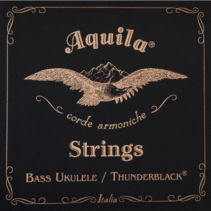 Aquila Bass Ukulele Strings Black