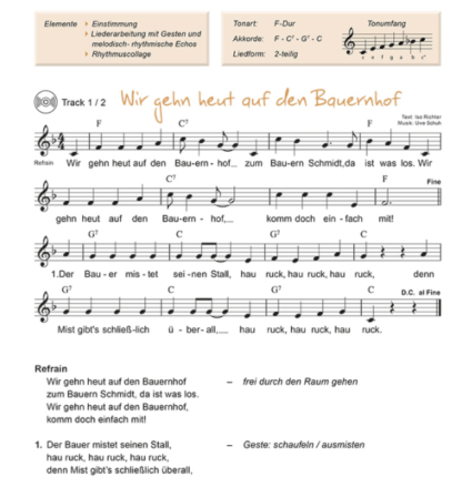 Bauernhof-Musik im Kindergarten - Liederbuch mit CD (Kopie) – Bild 4