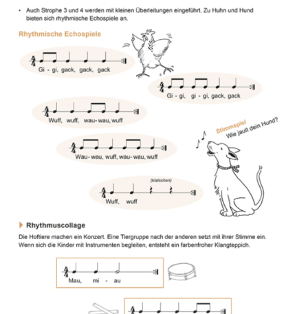 Bauernhof-Musik im Kindergarten - Liederbuch mit CD (Kopie) – Bild 3
