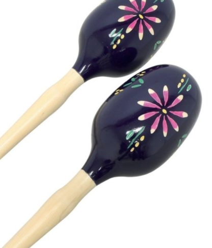 Maracas blau
