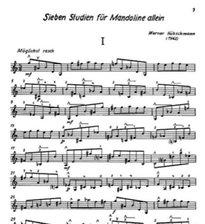 Sieben Studien für Mandoline – Bild 2