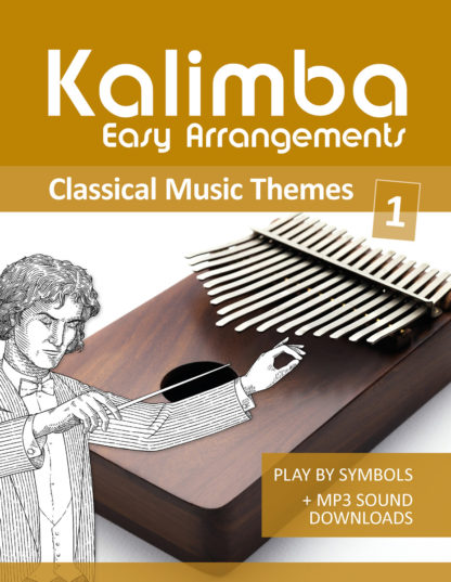 Kalimba Easy Arrangements - Classical Music Themes 1 - eBook