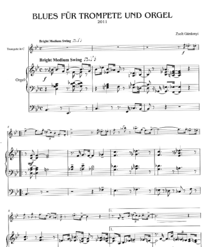 Blues für Trompete und Orgel – Bild 2