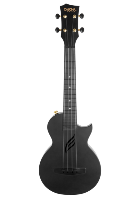 Carbon Fibre Konzertukulele black