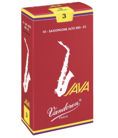 Vandoren Java Red Cut Blätter für Altsaxophon Packung