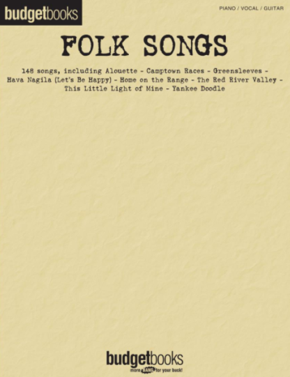 Budget Books - Folk Songs