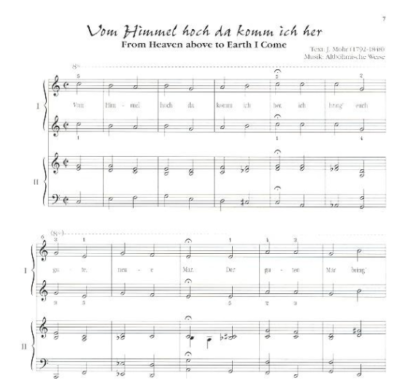 Silent Night - Christmas Caros für Klavier zu vier Händen – Bild 2
