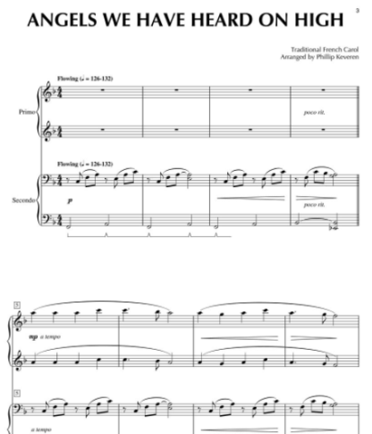 The Christmas Variations für Klavier zu vier Händen – Bild 2