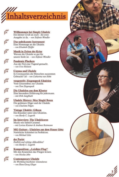Simply Ukulele - Zeitschrift Ausgabe 1/2021 – Bild 2