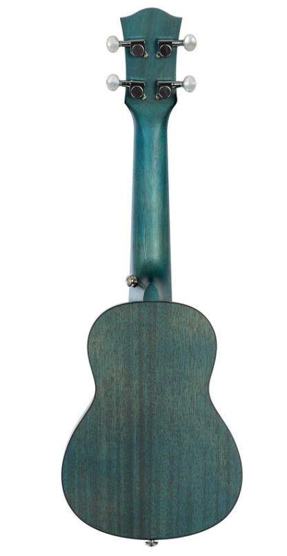 Sopran Ukulele Mahagoni Aquamarin – Bild 2