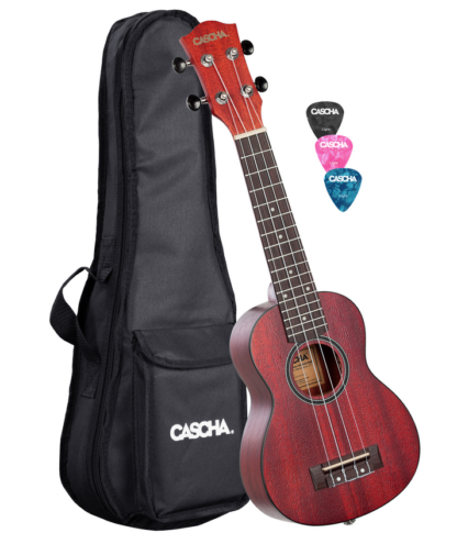 Sopran Ukulele Mahagoni Red