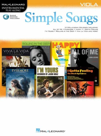 Simple Songs for Viola solo (mit Audio Online)