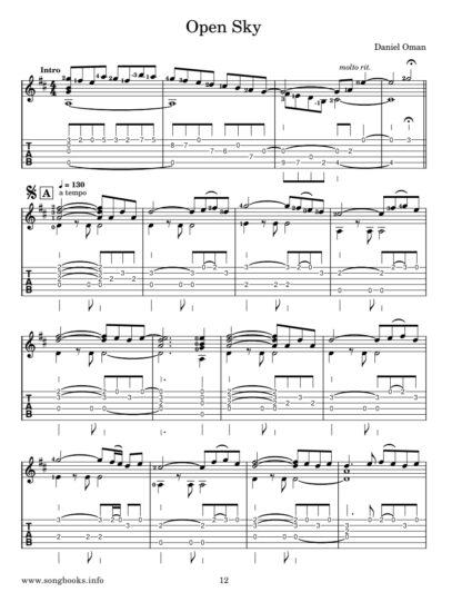 Daniel Oman: “Open Sky” – Modern Guitar Compositions – Bild 2