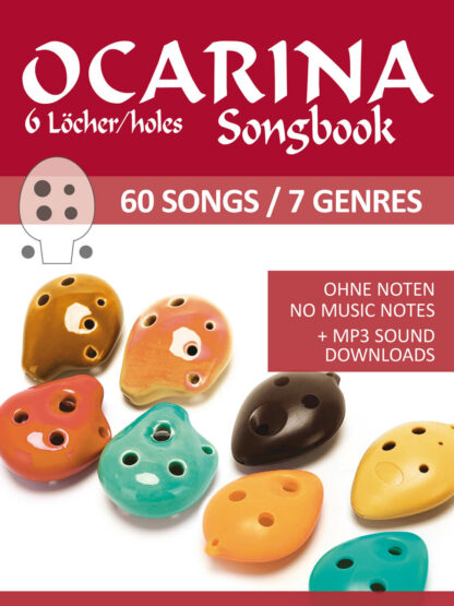 6-Loch Ocarina Songbook – 60 Songs / 7 Genres - eBook
