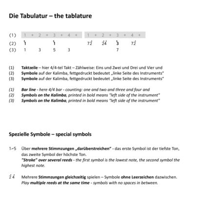 Kalimba Easy Arrangements – Musik aus dem Mittelalter – Bild 3