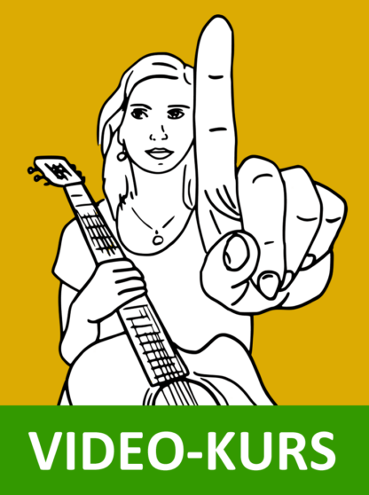 "One Finger Guitar Songs" - Video Kurs