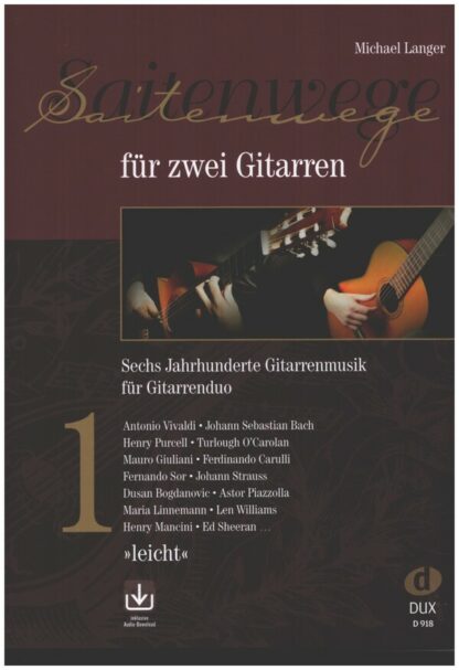 Saitenwege für 2 Gitarren Band 1 (+Online Audio)