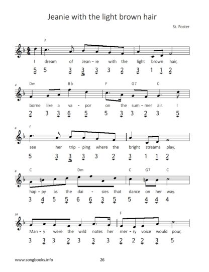 30 Lieder von Stephen C. Foster für chrom. Mundharmonika – Bild 4