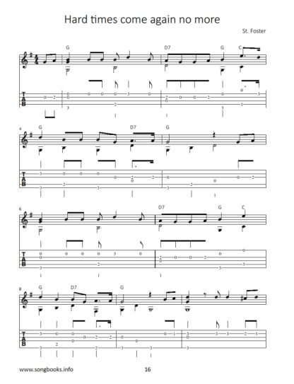 Guitar Arrangements – 30 Arrangements of Songs by Stephen C. Foster - eBoook – Bild 3