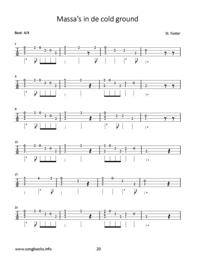 Play Ukulele - 30 Berbeitungen von Liedern von Stephen Foster / Arangements of songs by Stephen Foster (mit Online Sounds) – eBook – Bild 4