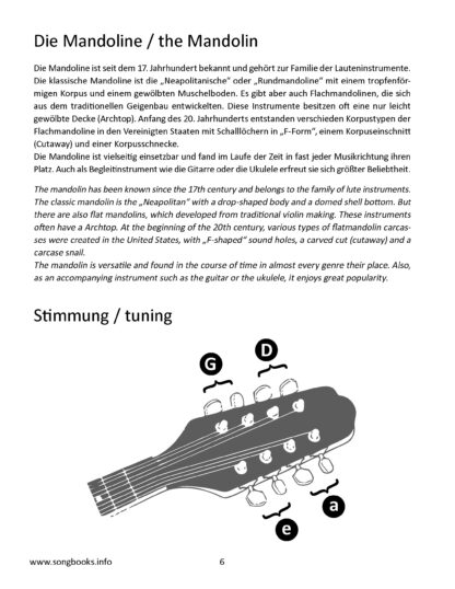 Mandolin Songbook – 33 Lieder aus dem Mittelalter – Bild 2