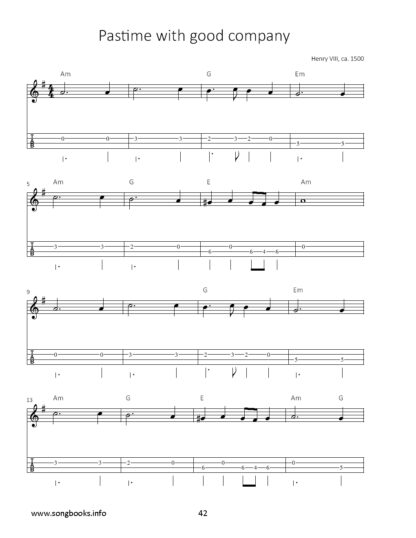 Mandolin Songbook – 33 Lieder aus dem Mittelalter – Bild 4