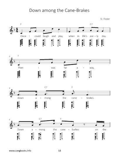 Ocarina 12/10 Songbook – 30 Songs by Stephen C. Foster – Bild 4