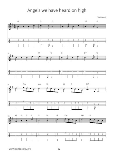 Mandolin Songbook – 33 Weihnachtslieder – Bild 4