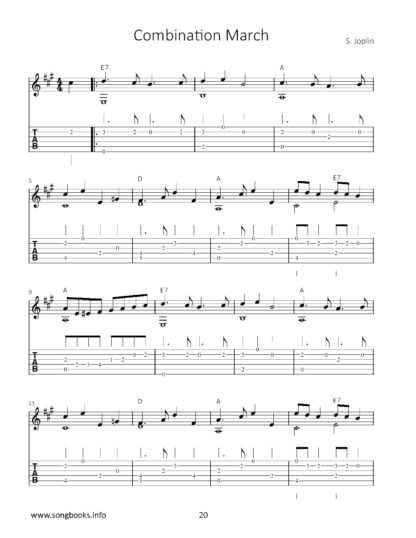 Guitar Arrangements – 12 Songs by Scott Joplin – Bild 4