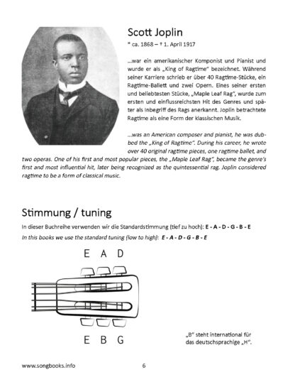Guitar Arrangements – 12 Songs by Scott Joplin – Bild 2