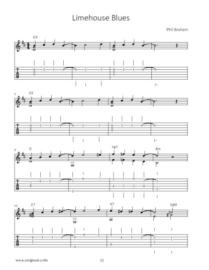 Guitar Arrangements – 30 traditional Blues songs – Bild 4
