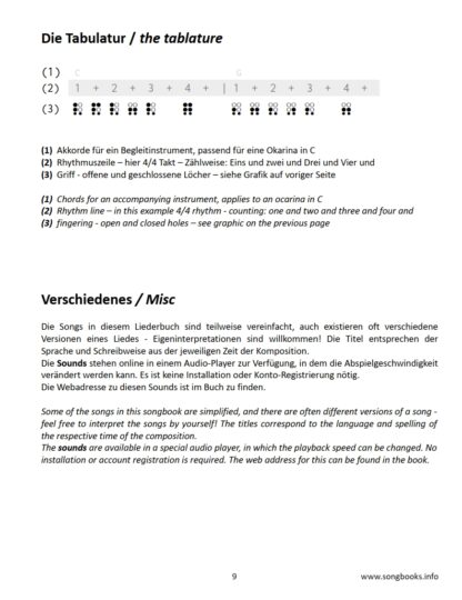 6-Loch Ocarina Songbook – 28 traditional Blues Songs – eBook – Bild 2