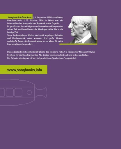 Anton Bruckner – 11 Stücke für die chromatische Mundharmonika (mit Online Sounds) – Bild 2