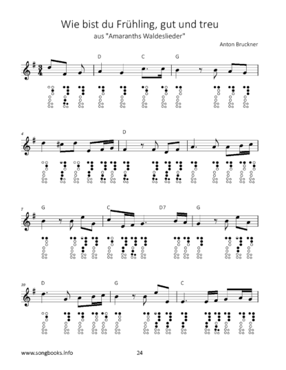 Anton Bruckner – 7 Stücke für Sopran- oder Tenorblockflöte - eBook – Bild 3