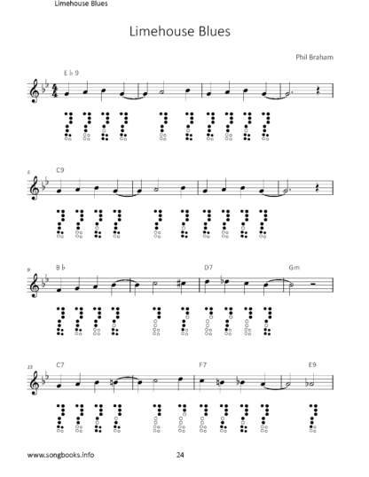 34 traditionelle Blues Songs für Altblockflöte - eBook – Bild 4