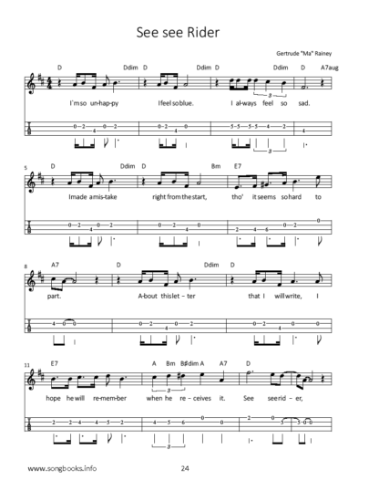 Mandolin Songbook – 12 Ladies Blues Songs – Bild 4