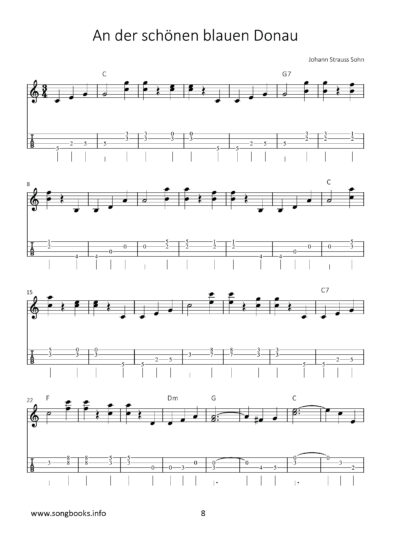 Mandolin Songbook – 10 Lieder von Johann Strauss Sohn – Bild 4